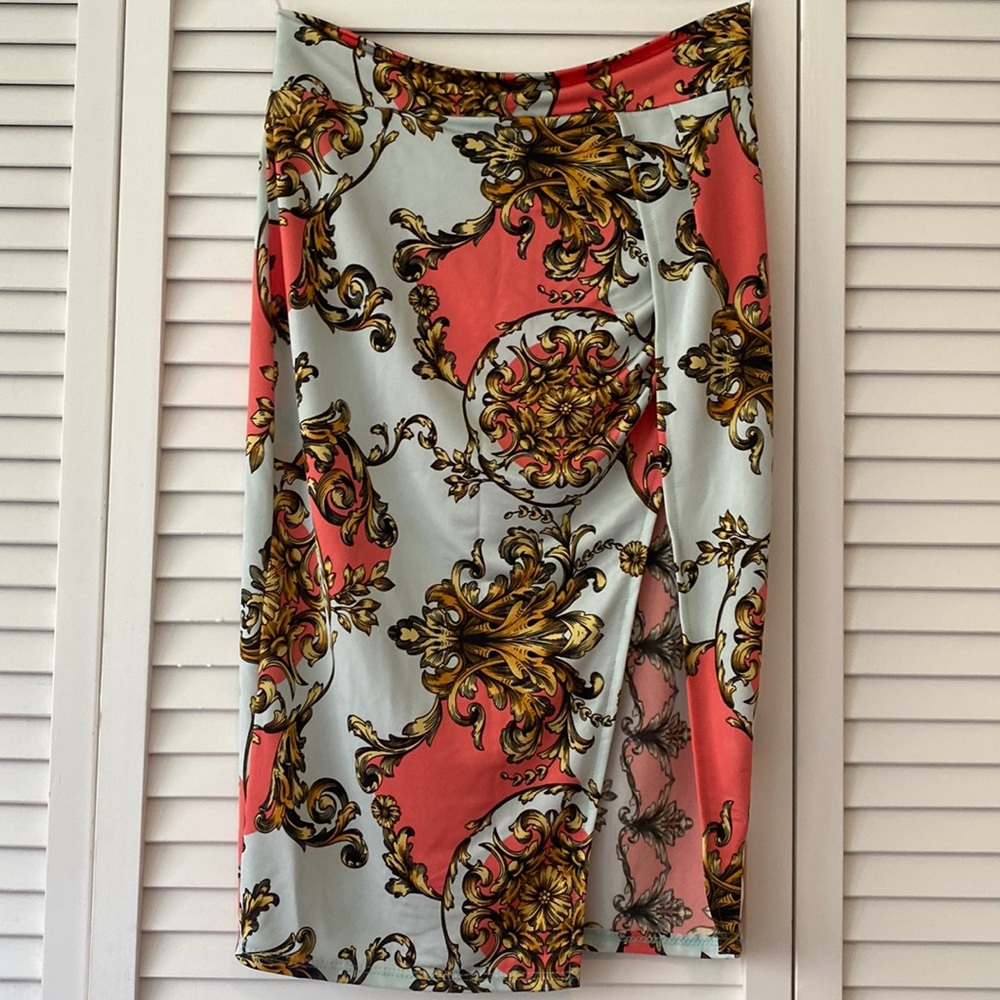 COPY - NEW Akira High Slit Midi Skirt